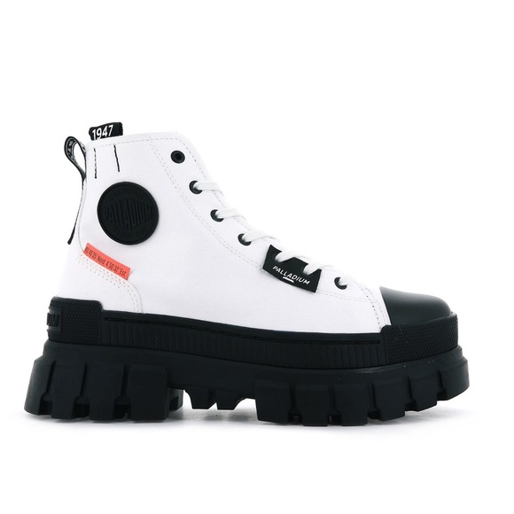 Palladium White Revolt Canvas HI TX Women’s Shoe - Picture 1 of 10